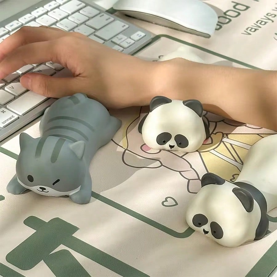 Laptop Accessories Essential - 1pcs Ergonomic Panda Wrist Rest for