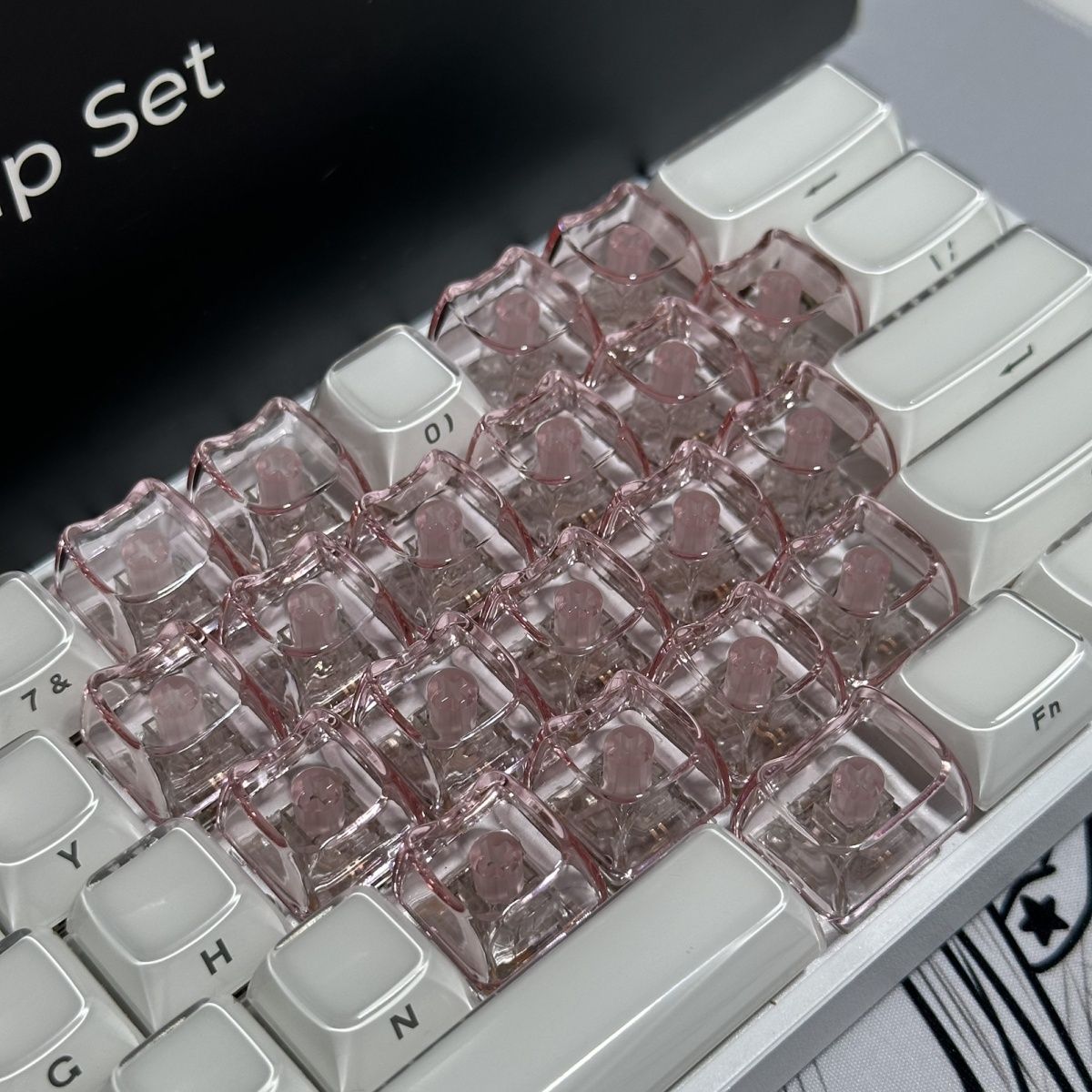 20pcs 1U Keycaps with Unique C - Laptop Accessories Cute review and price