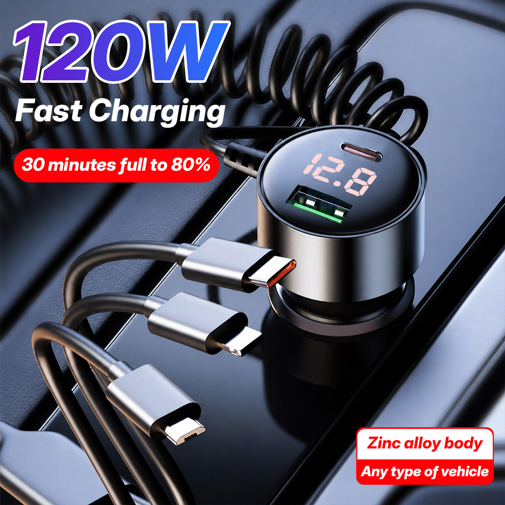 120W Multi Port Car Charger Bu - Laptop Accessories Essential review and price