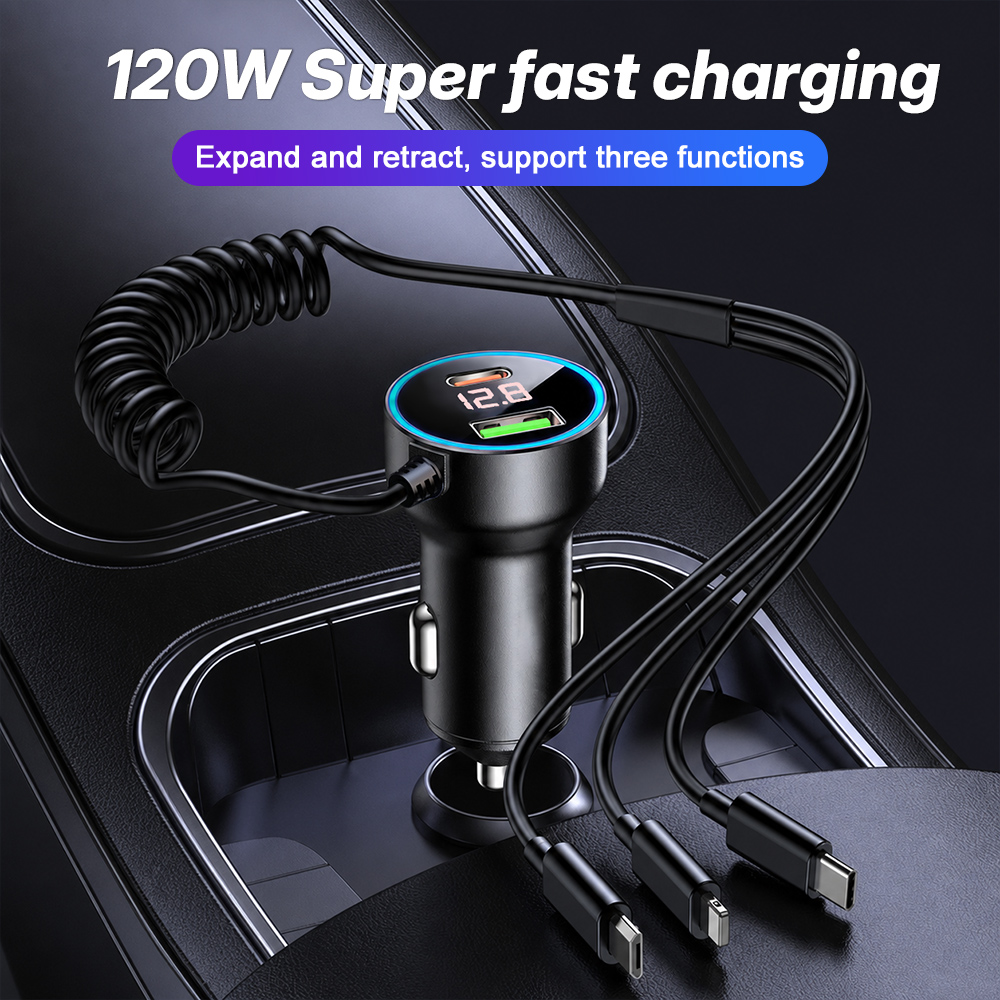 120W Multi Port Car Charger Bu - Laptop Accessories Essential review and price