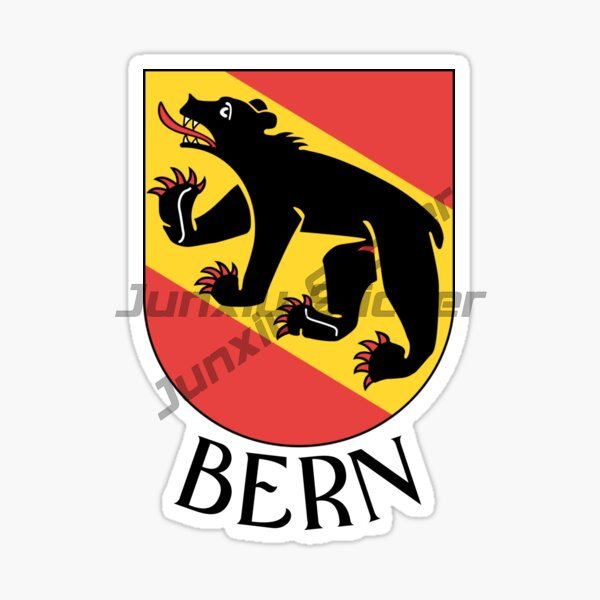 BERN SWITZERLAND Flag Car Stic - Laptop Accessories Aesthetic review and price