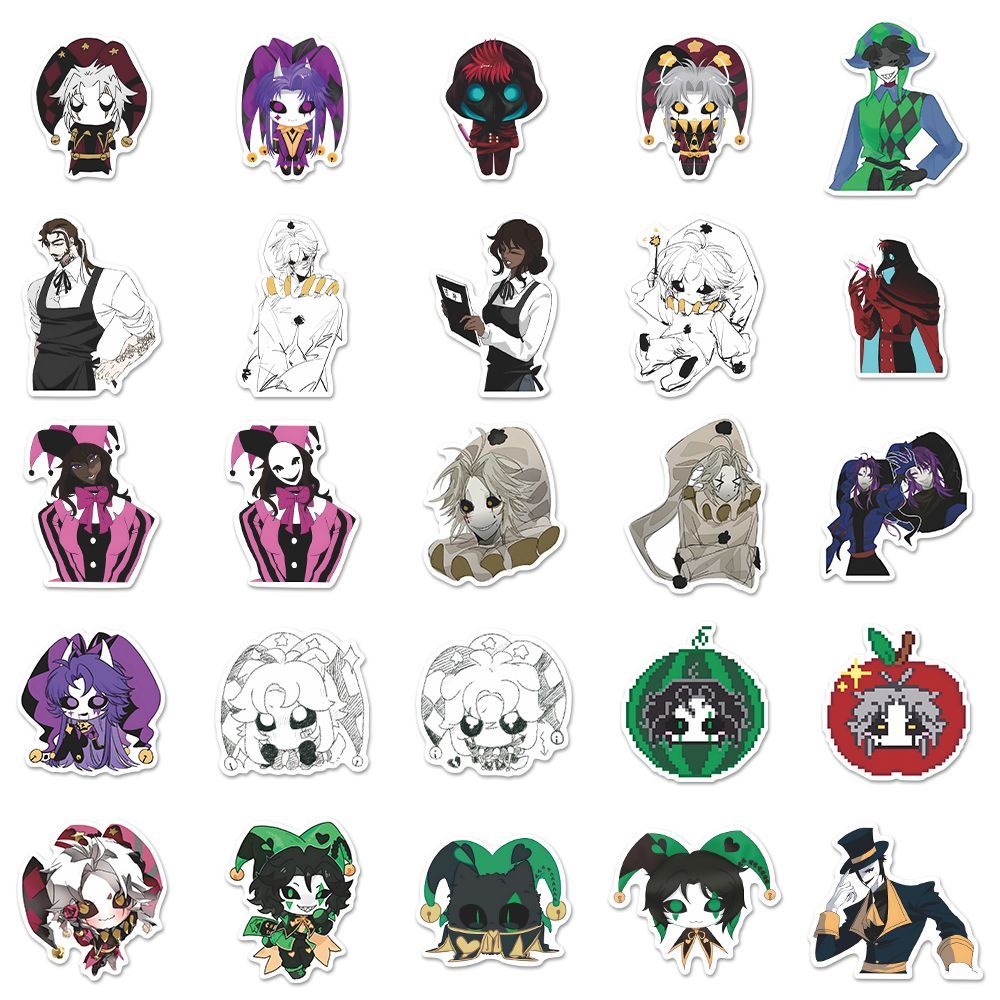 73PCS The Freak Circus Pierrot - Laptop Accessories Aesthetic review and price