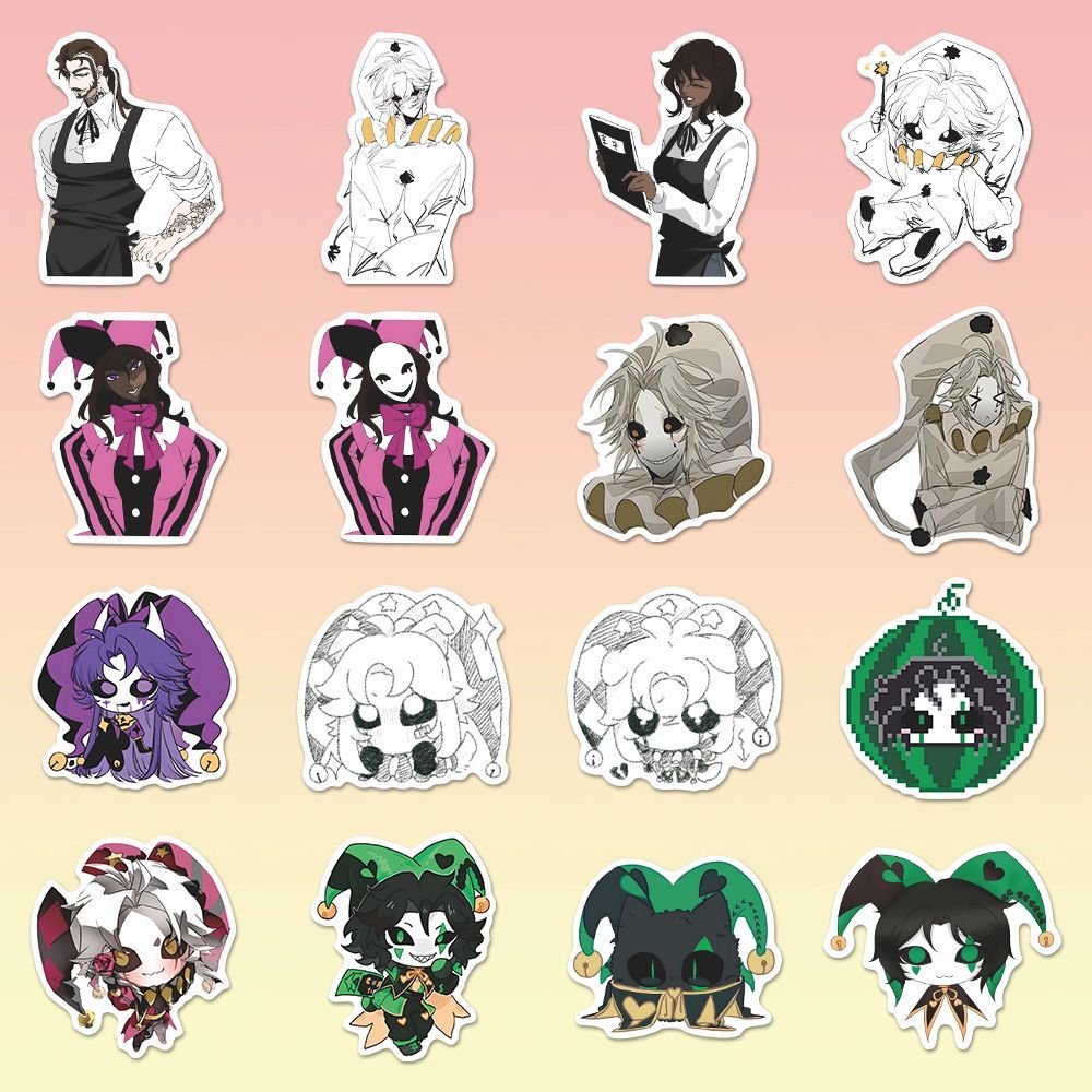 73PCS The Freak Circus Pierrot - Laptop Accessories Aesthetic review and price