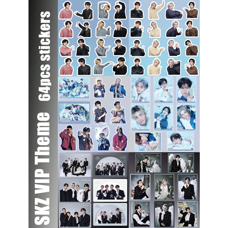 64pcs/65pcs/69pcs StrayKid,SK, - Laptop Accessories Aesthetic review and price