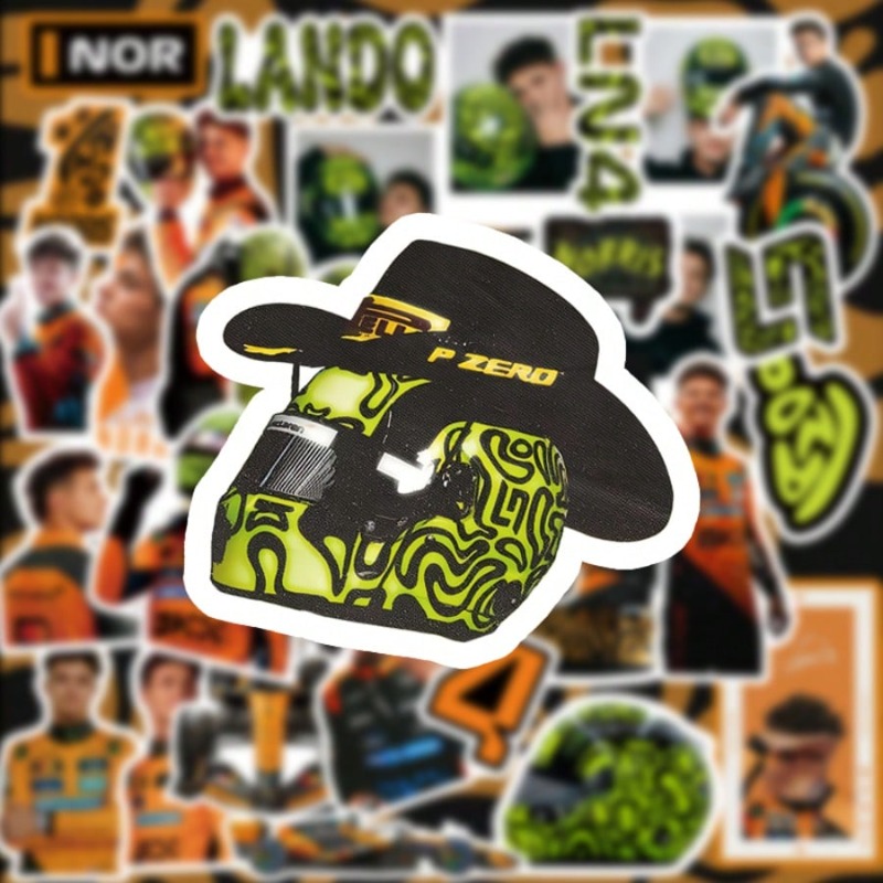 59PCS Lando Norris racing-them - Laptop Accessories Aesthetic review and price