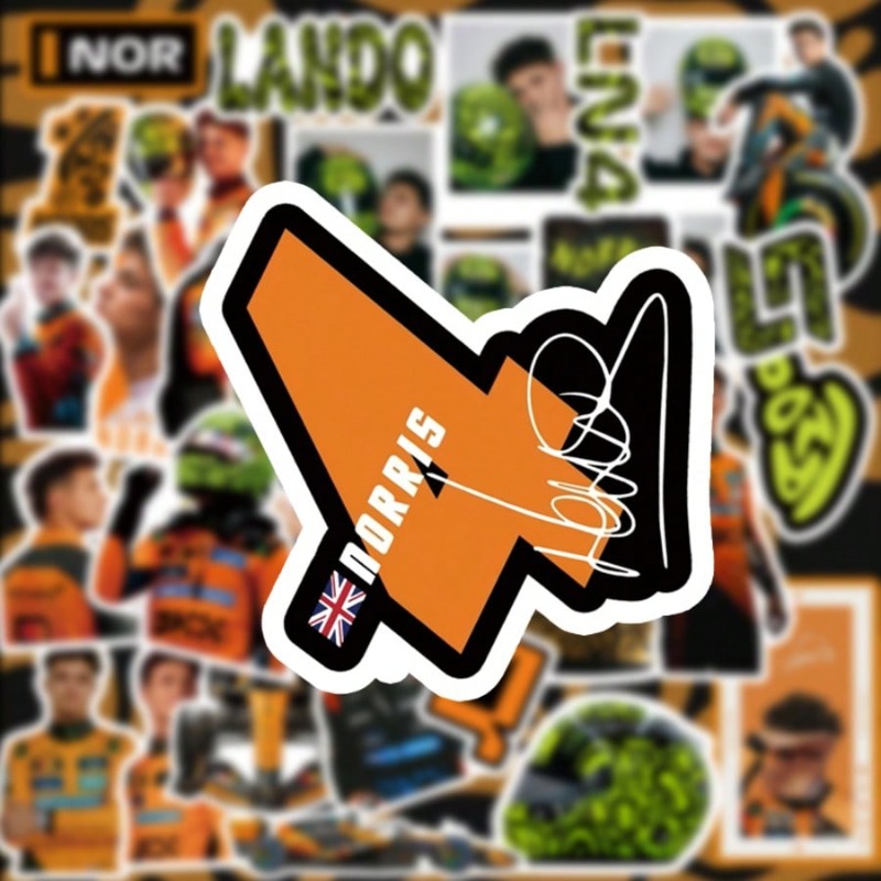 59PCS Lando Norris racing-them - Laptop Accessories Aesthetic review and price