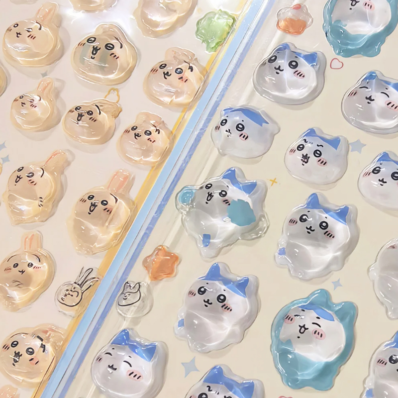 Chiikawa 3D Cute Relief Sticke - Laptop Accessories Aesthetic review and price