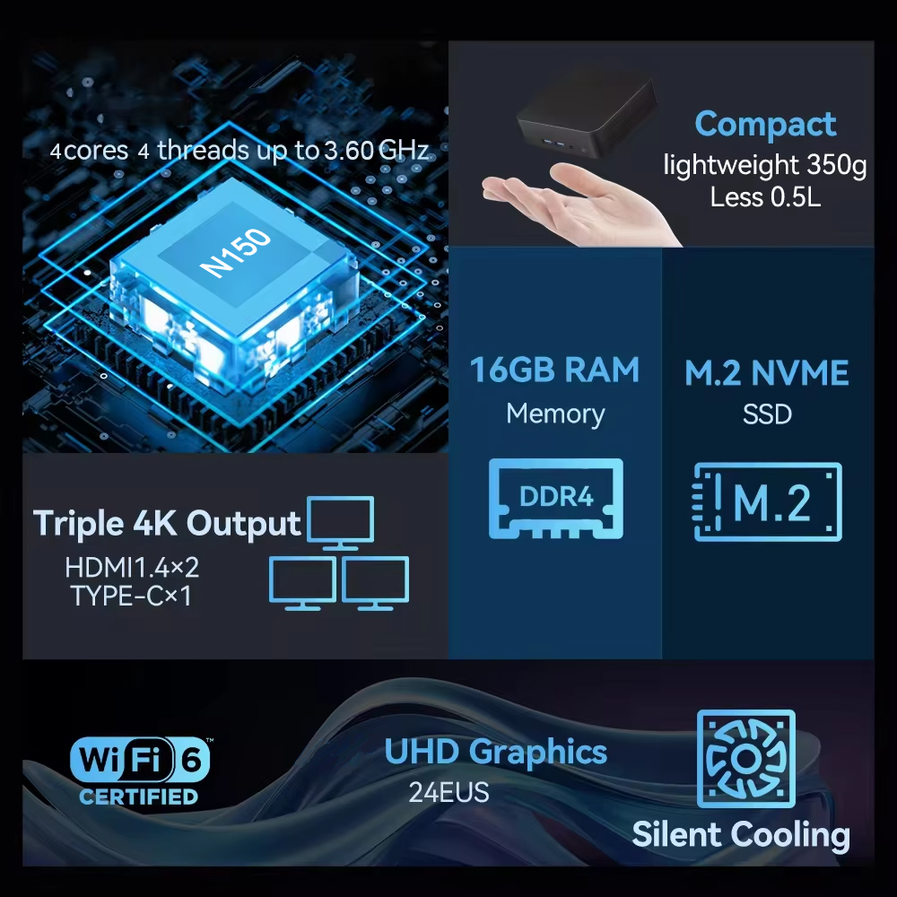 Portable Mini PC Windows 11 In - Laptop Accessories Sleeve review and price