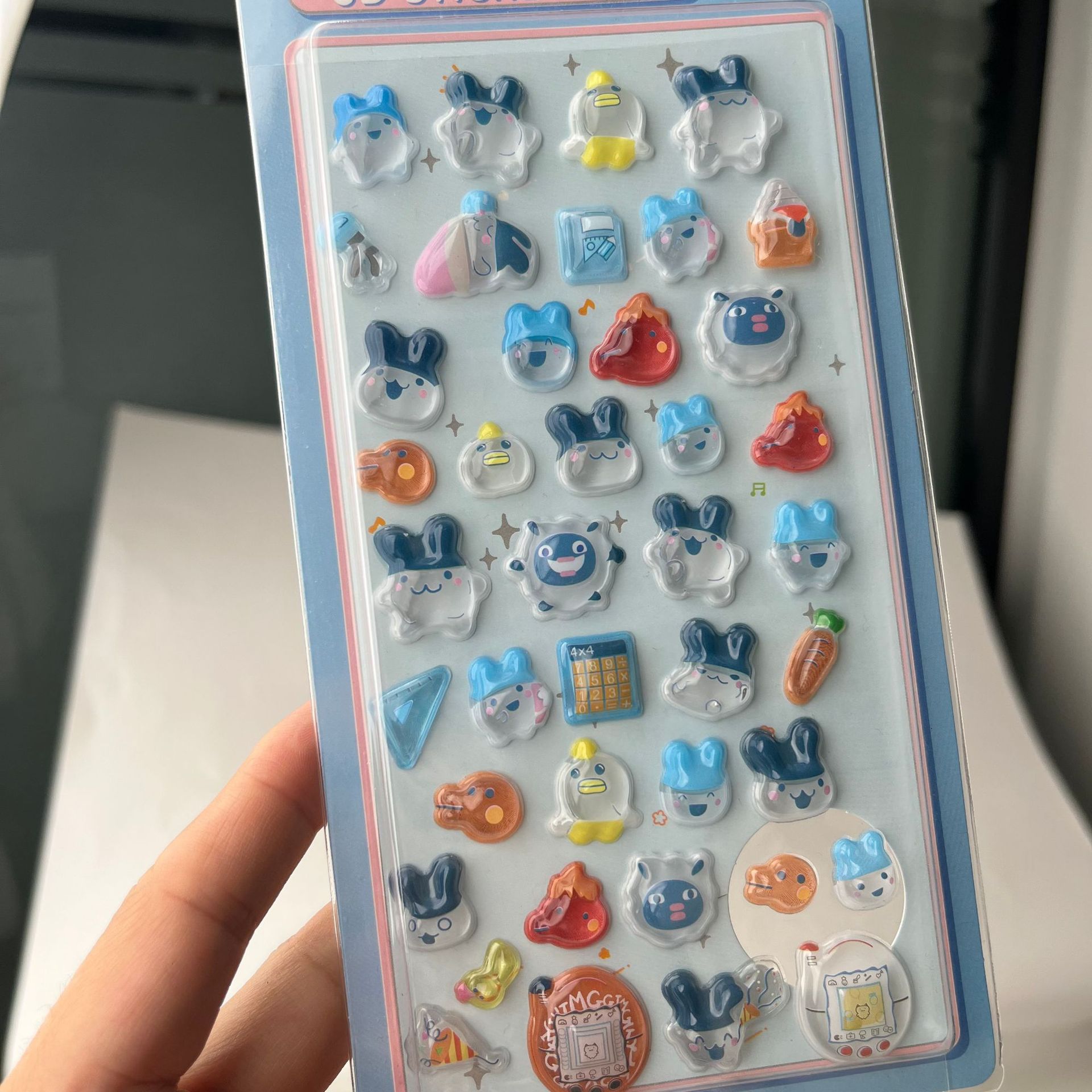 Cute Tamagotchi 3D Puffy Stick - Laptop Accessories Aesthetic review and price