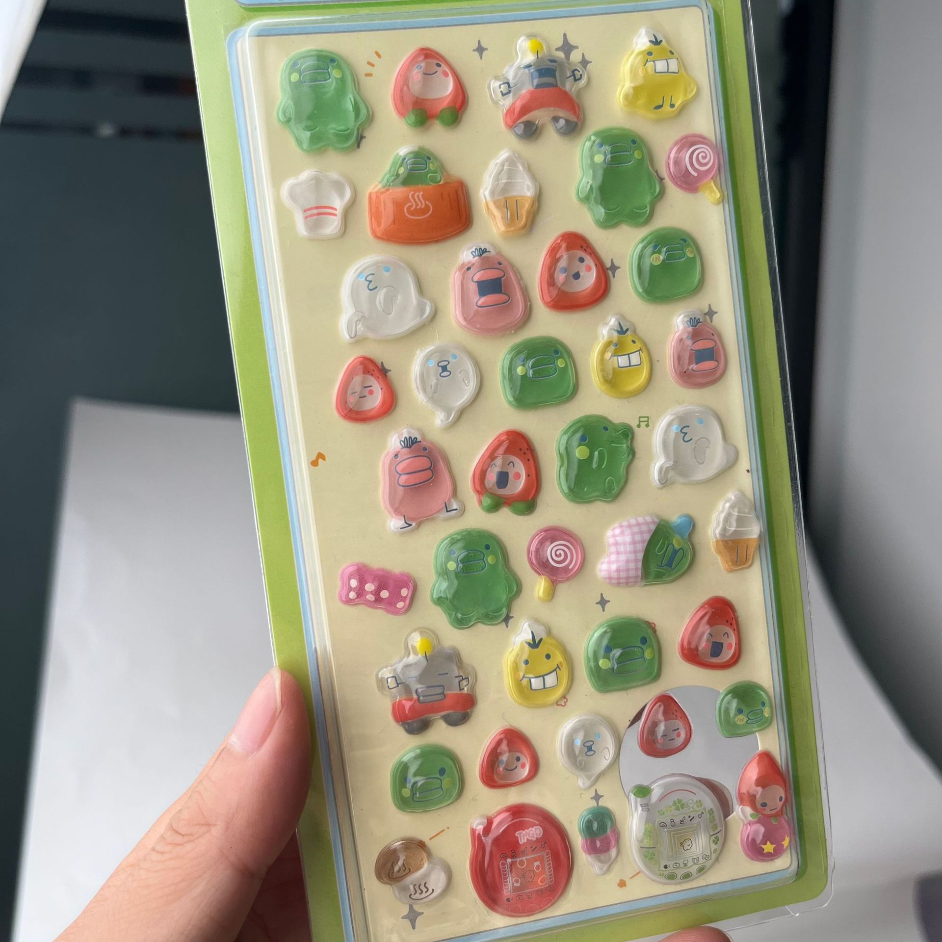 Cute Tamagotchi 3D Puffy Stick - Laptop Accessories Aesthetic review and price