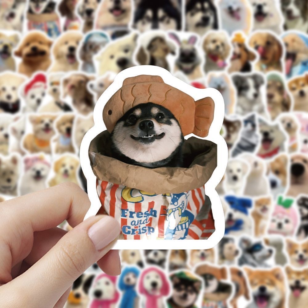 102Pcs Realistic Dog Stickers  - Laptop Accessories Cute review and price