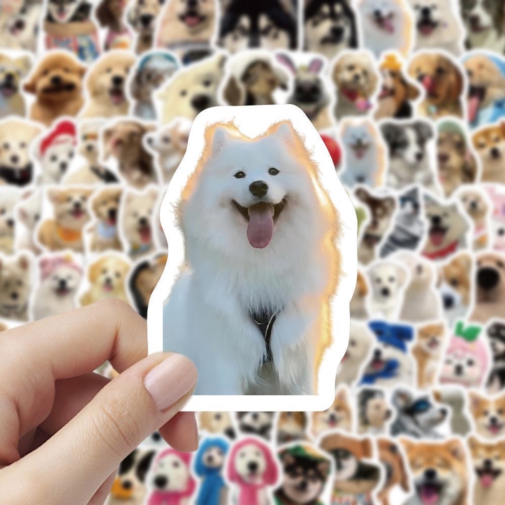 102Pcs Realistic Dog Stickers  - Laptop Accessories Cute review and price