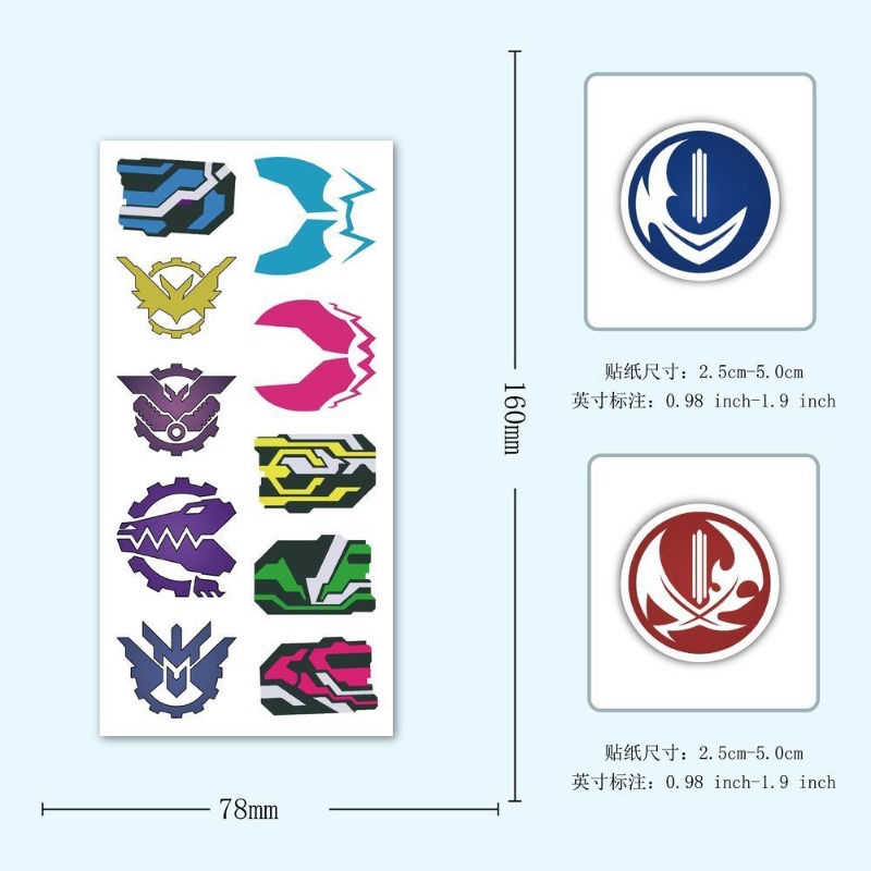 60 Sheets Kamen Rider Logo Sti - Laptop Accessories Aesthetic review and price